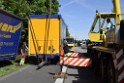 LKW in Boeschung A 3 Rich Frankfurt Hoehe Roesrath Lohmar P121